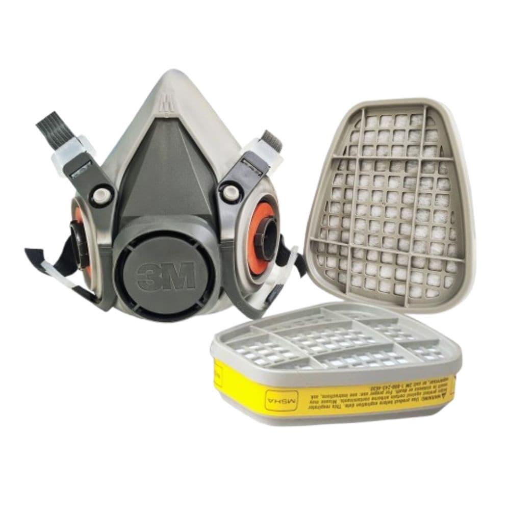 3M 6500QL Series Rugged Comfort Half Facepiece Respirator